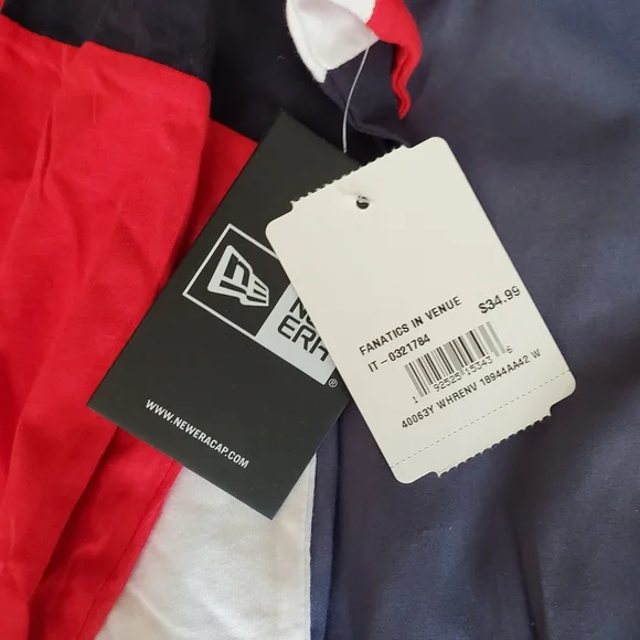 NWT Washington Captials Long-Sleeve Sequin Top - Picture 3 of 3